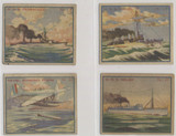 circ. 1930's Newport Products R20 Battleship Gum  Lot of 4 in High Grade  #*sku37515