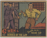 1936 R60 G-MEN & HEROES #191 DEATH IN A POISON CUP   #*sku37543