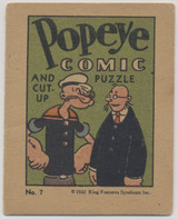 1933 R113 Orbit Gum Popeye Comic Booklet #7 Popeye  #*sku37604