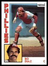 1984 Topps Nestle #535 Bo Diaz Near Mint+ 