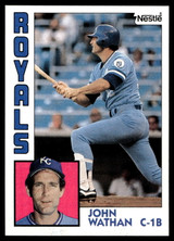 1984 Topps Nestle #602 John Wathan Near Mint+ 