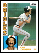 1984 Topps Nestle #604 John Lowenstein Near Mint+ 