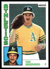 1984 Topps Nestle #642 Tom Underwood Near Mint+ 