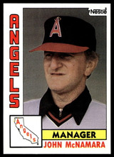 1984 Topps Nestle #651 John McNamara Near Mint+ 