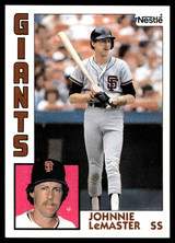 1984 Topps Nestle #663 Johnnie Lemaster Near Mint+ 