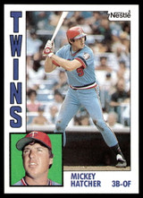 1984 Topps Nestle #746 Mickey Hatcher Near Mint+ 