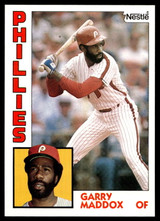 1984 Topps Nestle #755 Garry Maddox Near Mint+ 