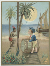 circ. 1880's France  "Island Life"  #*sku37651