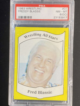 1983 Wrestling All Stars #31 Fred Blassie PSA 8oc NM-Mint