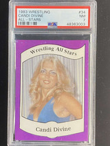 1983 Wrestling All Stars #34 Candi Divine PSA 7 Near Mint