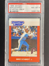 1988 Kenner Starting Lineup Mike Schmidt Phillies PSA 8 NM-Mint