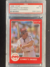 1988 Star #6 Mike Schmidt Phillies PSA 7 Near Mint Schmidt's Awards