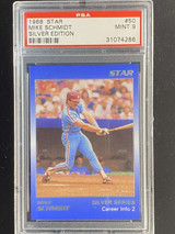 1988 Star #50 Mike Schmidt Phillies PSA 9 Mint Silver Edition