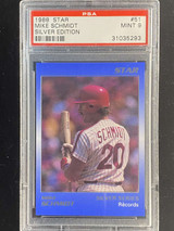 1988 Star #51 Mike Schmidt Phillies PSA 9 Mint Silver Edition ID: 525140