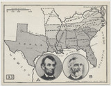 1926 Interstate News  American History  #93 Abraham Lincoln with Secession States  #*sku37670
