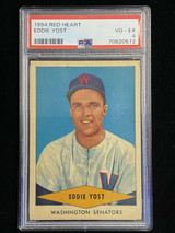 1954 Red Heart Eddie Yost Senators PSA 4 VG-EX