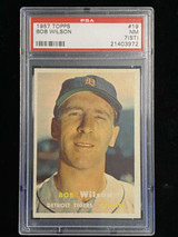 1957 Topps #19 Bob Wilson Tigers PSA 7st Near Mint