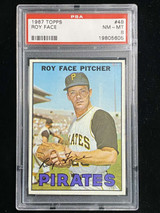 1967 Topps #49 Roy Face Pirates PSA 8 NM-Mint