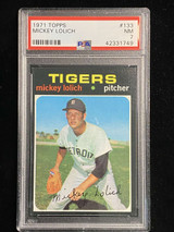 1971 Topps #133 Mickey Lolich Tigers PSA 7 Near Mint