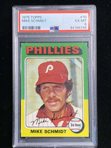 1975 Topps #70 Mike Schmidt Phillies PSA 6 EX-Mint