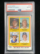 1978 Topps #703 Jack Morris Rookie Pitchers PSA 8 NM-Mint ID: 525420