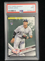 2017 Topps Holiday #99 Aaron Judge Yankees PSA 9 Mint RC