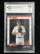 2001 Donruss Rookies R87 Mark Prior Cubs BCCG 10 Mint or Better  RC
