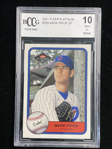 2001 Fleer Platinum #529 Mark Prior Cubs BCCG 10 Mint or Better  RC