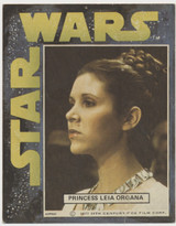 1977 General Mills (Canada) Star War Stickers Episode IV: A New Hope   Princess Leia Organa  (4 x 3 1/4 inches)  #*sku37756