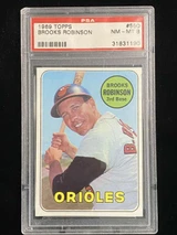 1969 Topps #550 Brooks Robinson Orioles PSA 8 NM-Mint ID: 525601