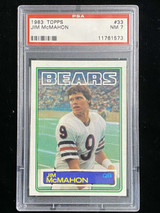 1983 Topps #33 Jim McMahon Bears PSA 7 Near Mint RC