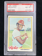 1978 Topps #80 Ken Griffey Reds PSA 8 NM-Mint ID: 525818