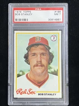 1978 Topps #186 Bob Stanley Red Sox PSA 8 NM-Mint