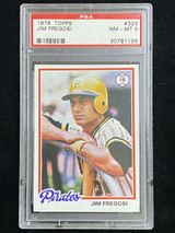 1978 Topps #323 Jim Fregosi Pirates PSA 8 NM-Mint