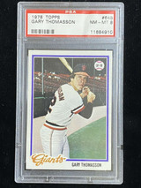1978 Topps #648 Gary Thomasson Giants PSA 8 NM-Mint