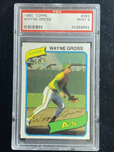1980 Topps #363 Wayne Gross A's PSA 9 Mint