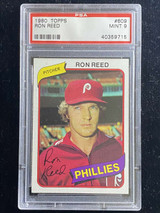 1980 Topps #609 Ron Reed Phillies PSA 9 Mint