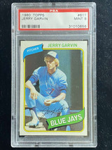 1980 Topps #611 Jerry Garvin Blue Jays PSA 9 Mint