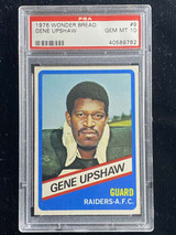 1976 Wonder Bread #9 Gene Upshaw Raiders PSA 10 Gem Mint