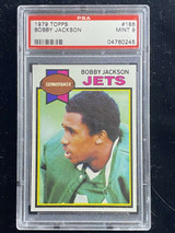 1979 Topps #186 Bobby Jackson Jets PSA 9 Mint