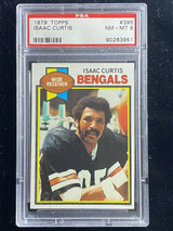 1979 Topps #395 Isaac Curtis Bengals PSA 8 NM-Mint All Star