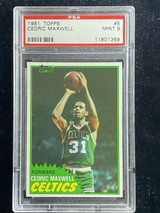 1981-82 Topps #5 Cedric Maxwell Celtics PSA 9 Mint
