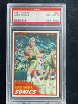 1981-82 Topps #39 Jack Sikma Sonics PSA 8 NM-Mint
