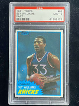 1981-82 Topps East #88 Sly Williams Knicks PSA 9 Mint