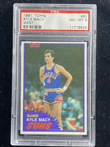 1981-82 Topps West #82 Kyle Macy Suns PSA 8 NM-Mint
