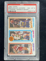 1980-81 Topps  Owens Sikma Short PSA 8 NM-Mint
