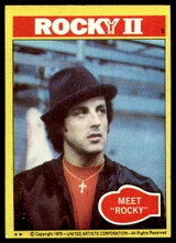 1979 Topps Rocky 2 #1 Meet Rocky Balboa RC First Card Near Mint Sylvester Stallone