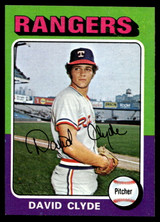 1975 Topps Mini #12 David Clyde Near Mint+ 