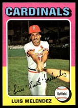 1975 Topps Mini #353 Luis Melendez Near Mint+ 