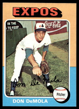 1975 Topps Mini #391 Don DeMola Near Mint RC Rookie  ID: 527437